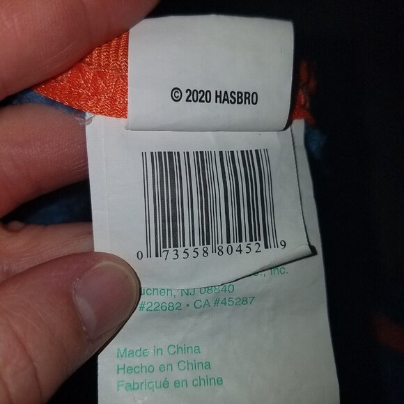 Nerf Fleece Blanket Throw Blue Orange Franco Hasbro 2020 - Picture 3 of 5